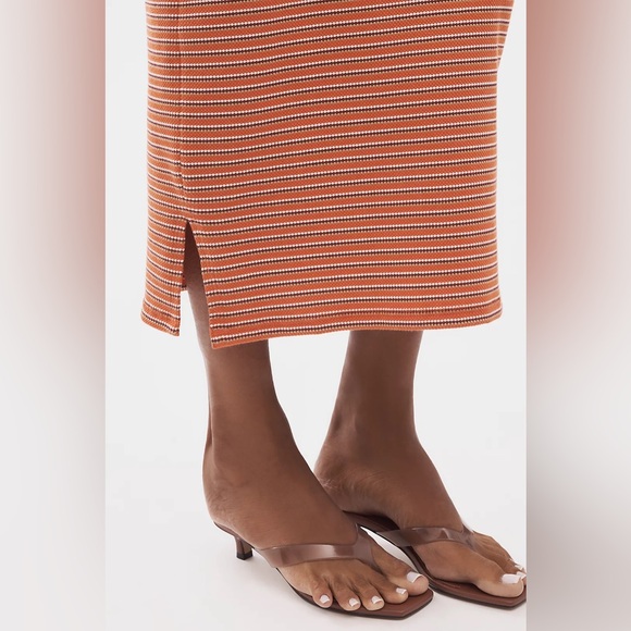 Pilcro High Tide Halter Slim Midi Dress - Picture 3 of 6